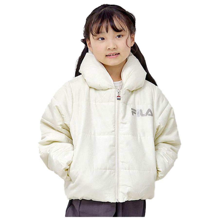 FILA フィラ 中綿ジャケット ライトアウター グレー ホワイト FILA（フィラ） ブルゾン アウター 「FILA:フィラ」中綿オー