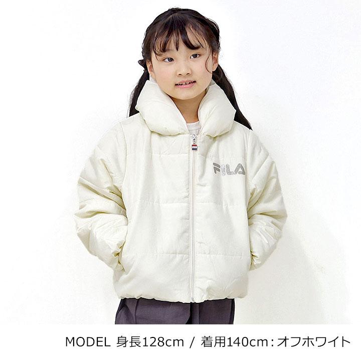 FILA フィラ 中綿ジャケット ライトアウター グレー ホワイト FILA（フィラ） ダウンジャケット ダウン メンズ レディース