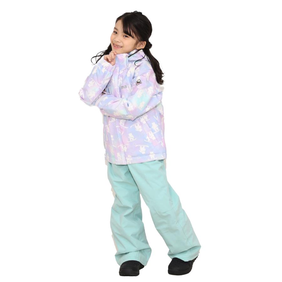 NIMA】極美品 子ども用 スノーボードウェア ストライプ（2セット