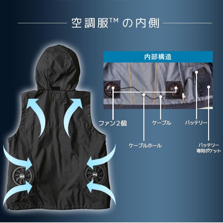空調服 TM ファン 薄型 空調服tm メンズ レディース フード付き 空調服 TM ファン 薄型 空調服tm メンズ レディース フード付き