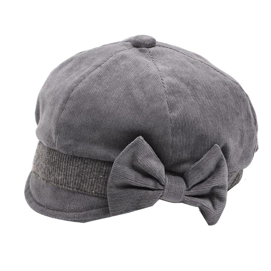 赤ちゃん 帽子 ベビー キャスケット 女の子 新生児 秋 冬 生後半年 3か月 6か月 1歳 無地 シンプル おしゃれ 女子 頭囲 44cm46cm 48cm ハンチング ギフト | Ampersand（子ども服） | 08