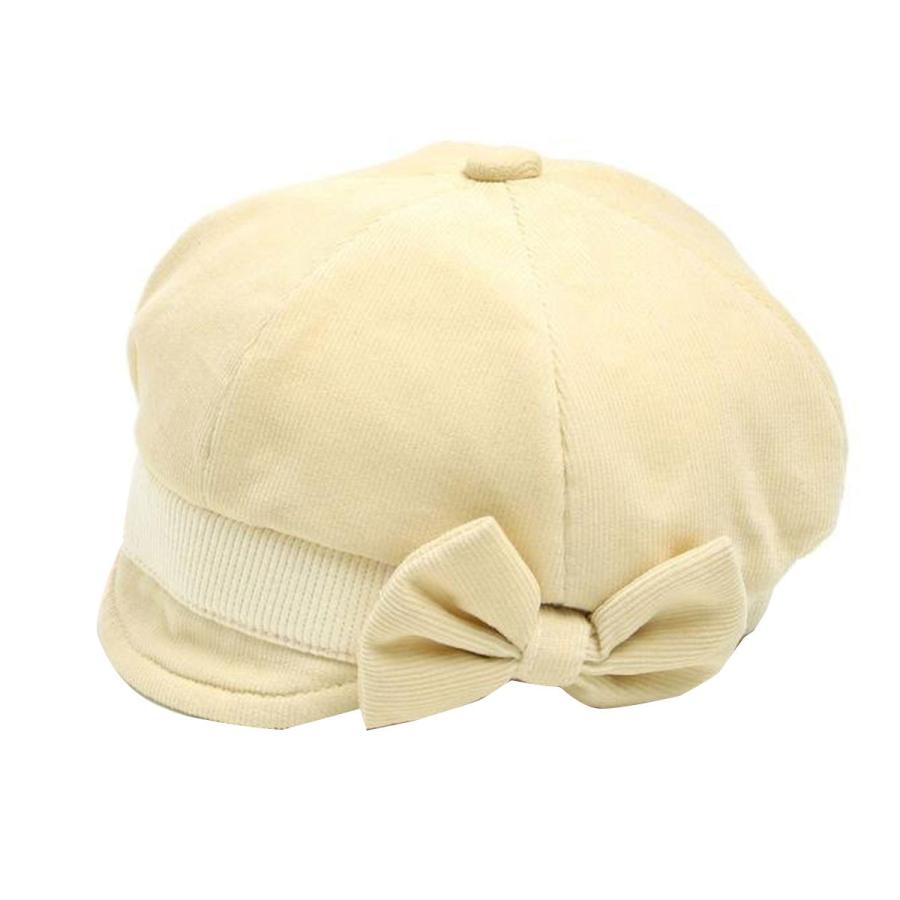 赤ちゃん 帽子 ベビー キャスケット 女の子 新生児 秋 冬 生後半年 3か月 6か月 1歳 無地 シンプル おしゃれ 女子 頭囲 44cm46cm 48cm ハンチング ギフト | Ampersand（子ども服） | 09