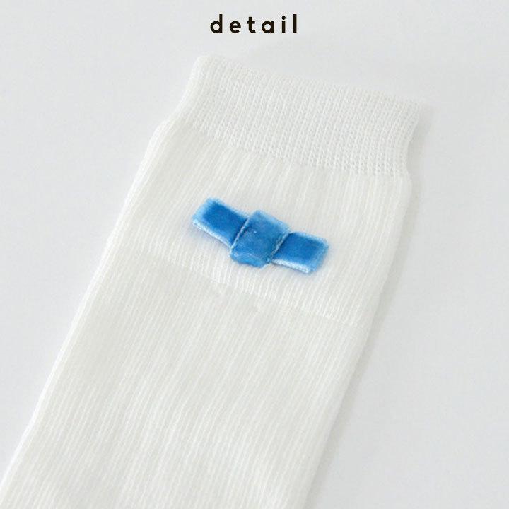 靴下 キッズ おしゃれ 10 12cm 13 15cm アンパサンド リボン付き ハイソックス ベビー ブランド 通園 代引可 子供用 お遊戯会 通学 子供 女の子 運動会 小学校