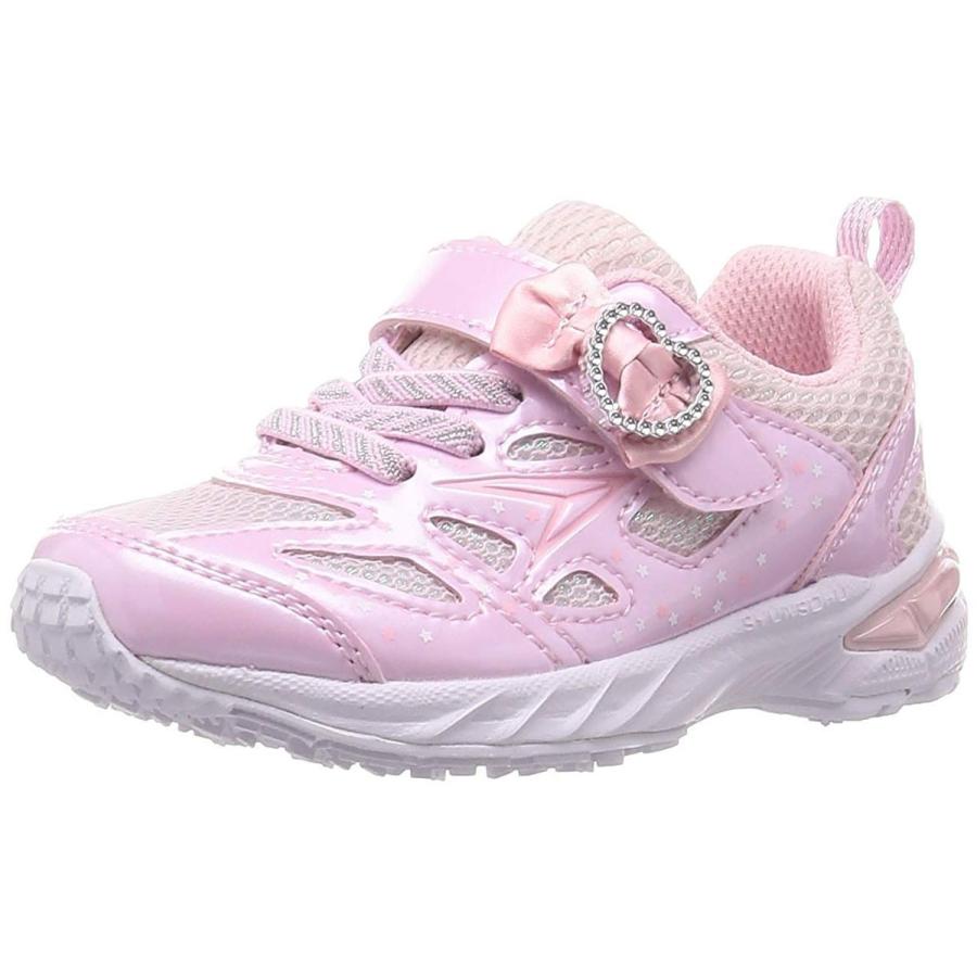 瞬足 スニーカー キッズ 女の子 底白 15 16 17 18 19cm 上靴 上履き 外靴 シューズ ジュニア 通学靴 軽量 子供靴 学校 運動 アキレス ピンク 水色 幼稚園 保育園 Lec6440 Manhattan Store 通販 Yahoo ショッピング