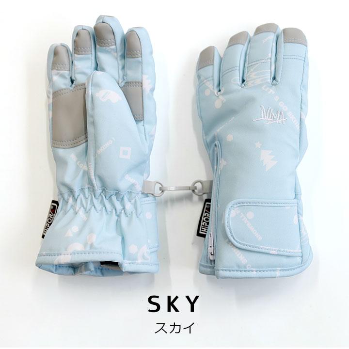 NIMA スキーグローブ キッズ ニーマ 手袋 五本指 男の子 女の子 耐水圧