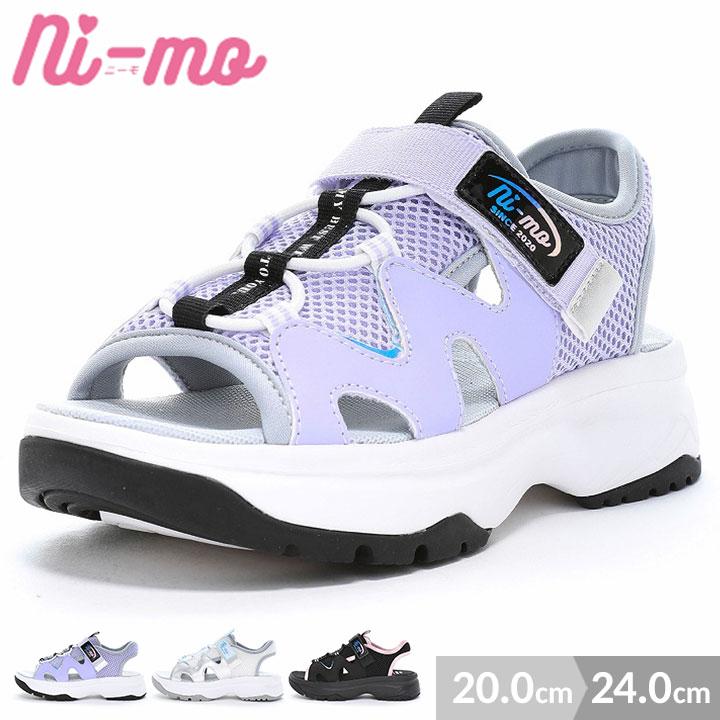 Ni-mo ニーモ サンダル キッズ ジュニア 女の子 厚底 スニーカー