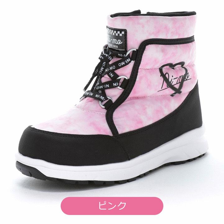 Ni-mo スノーブーツ キッズ 防水 ニーモ ブーツ 女の子 19 20 21 22 23