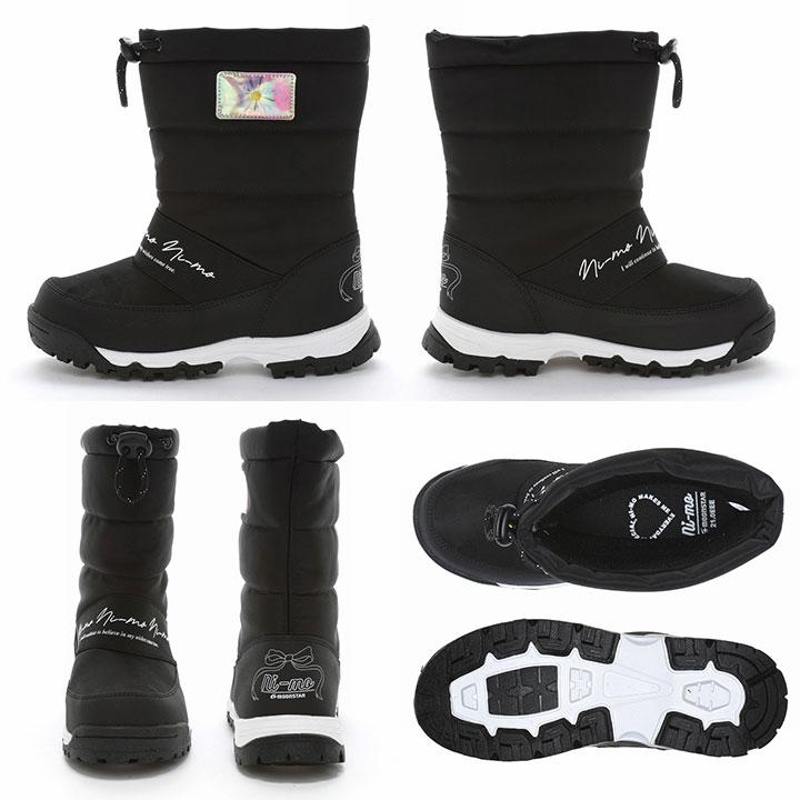 Ni-mo スノーブーツ キッズ 防水 ニーモ ブーツ 女の子 19 20 21 22 23