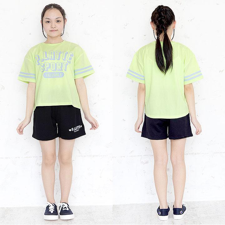 PINK-latte（ピンクラテ） Tシャツ キッズ 半袖 女の子 130 140 150