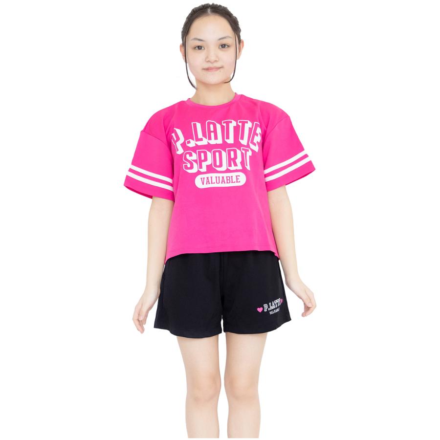 PINK-latte（ピンクラテ） Tシャツ キッズ 半袖 女の子 130 140 150