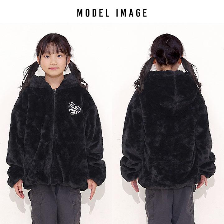 PINK-latte（ピンクラテ） ボアジャケット キッズ ピンクラテスポーツ