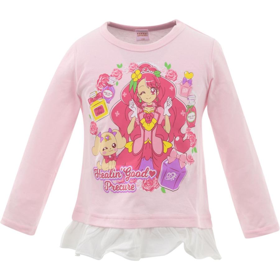 プリキュア 服 ヒーリングっとプリキュア 長袖ｔシャツ 綿100 女子 子供 100cm 110cm 1cm コットン100 トップス キッズ ガールズ 女児 Bandai Pg9181 Manhattan Store 通販 Yahoo ショッピング