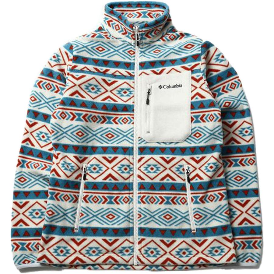 フリース レディース ジャケット コロンビア ジャケット アウター 秋冬 羽織り フリース アウター ネイティブ柄 S M L Xl アウトドア キャンプ 防寒 白 柄 Pl3225 Manhattan Store 通販 Yahoo ショッピング