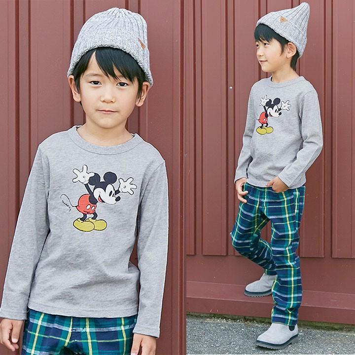 ディズニー ｔシャツ お揃い ミッキー 長袖 キッズ 男子 女子 ベビー ジュニア 90cm 100cm 110cm 1cm 130cm 140cm 秋冬 ロンt ロングtシャツ 兄弟 ペア R Manhattan Store 通販 Yahoo ショッピング