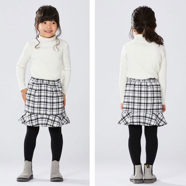 長袖Tシャツ キッズ 無地 80cm 90cm 95cm 100cm 110cm リブニットタートル 女の子 子供服 ベビー 長袖 Tシャツ かわいい おしゃれ トップス セラフ｜mstore｜09