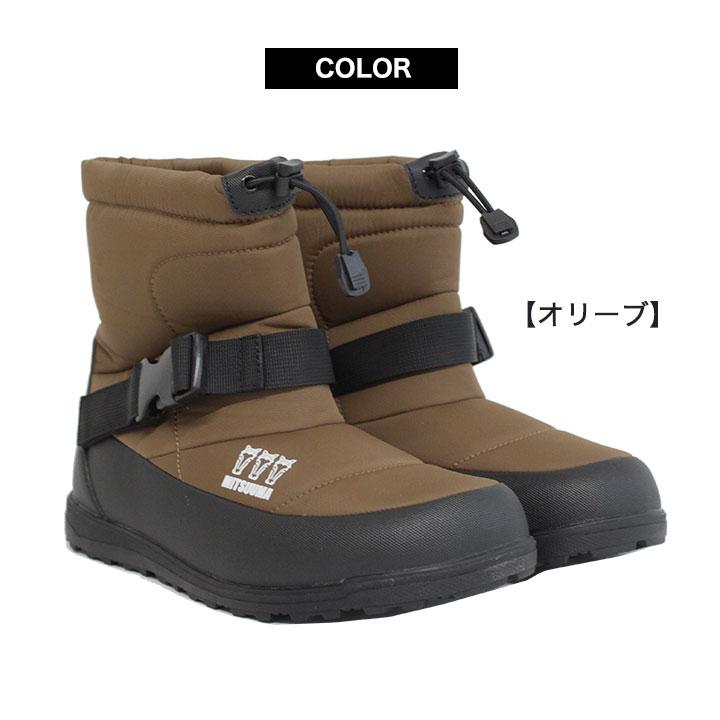 スノーブーツ レディース 滑らない 防水 ミツウマ メンズ 23 24 25 26