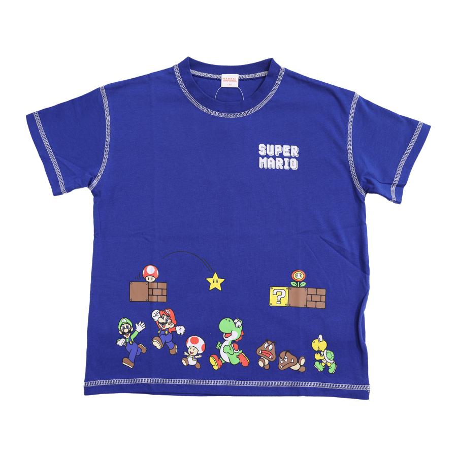 Tシャツ キッズ 半袖 ジュニア 男の子 女の子 スーパーマリオ 100 110