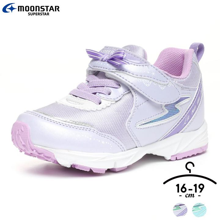 スーパースター 靴 ムーンスター スニーカー キッズ ジュニア 女の子 2e ゴム紐 運動靴 スポーツ 外靴 16cn 17cm 18cm 19cm 女子 小学校 シューズ 子供 Ssk1061 Manhattan Store 通販 Yahoo ショッピング