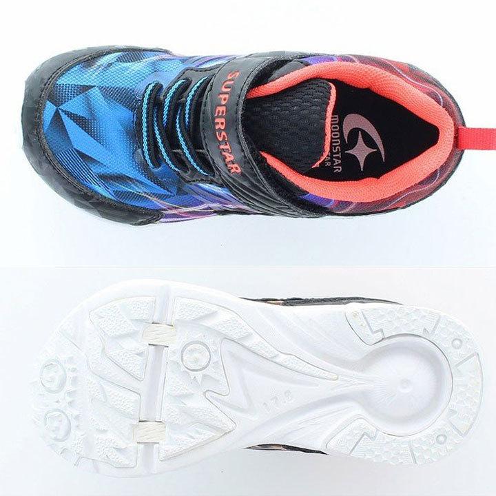 バネのチカラ 男子 スニーカー キッズ 男 16 17 18 19cm ムーンスター スーパースター シューズ 運動靴 靴 子供 子供靴 通学靴 軽量 学校用 運動 Ssk953ws Manhattan Store 通販 Yahoo ショッピング