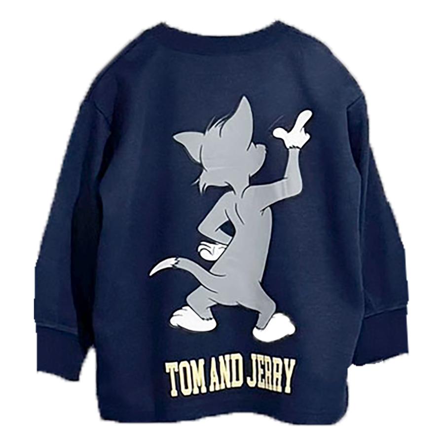 トレーナー キッズ 薄手 トムとジェリー 長袖 BIGシルエット 子供 服