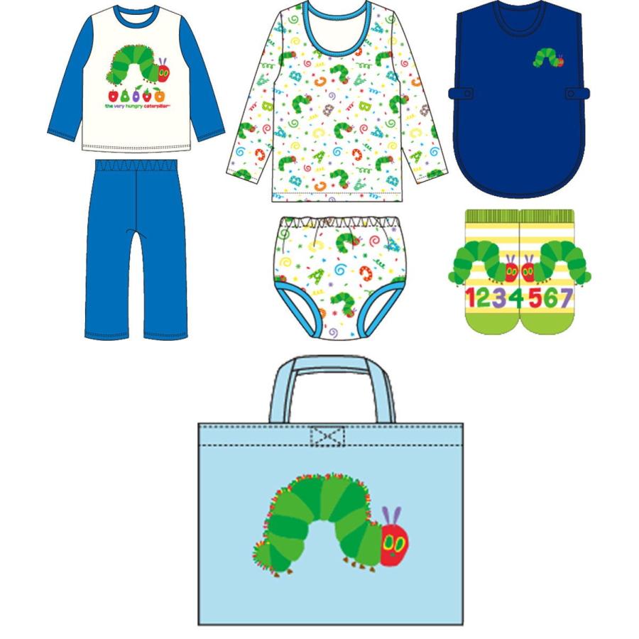 福袋 子供服 キャラ はらぺこあおむし ベビー福袋 18 子供用 男の子 お泊りセット 6点 キャラクター グッズ 中身の見える福袋 正月 新春 Wh1273 Manhattan Store 通販 Yahoo ショッピング
