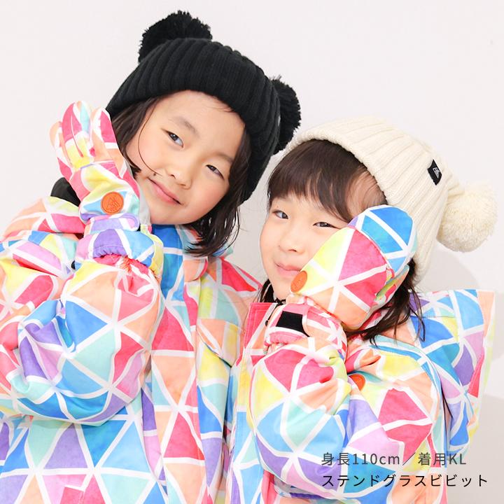 yuk（ユック） スキーグローブ 手袋 ミトン キッズ 雪遊び 女の子
