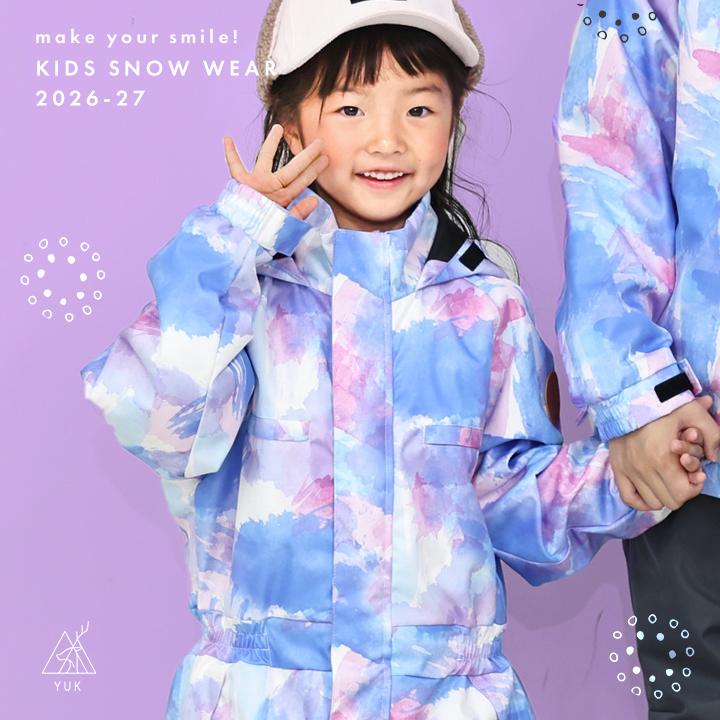 yuk（ユック） スキーウェア キッズ つなぎ 超撥水yuk 小学校 スキー