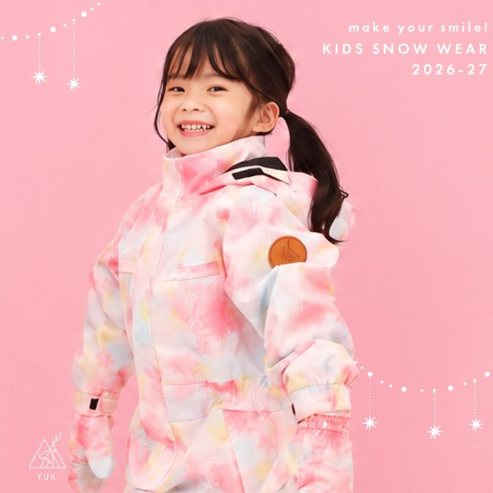 yuk（ユック） スキーウェア キッズ つなぎ 超撥水yuk 小学校 スキー