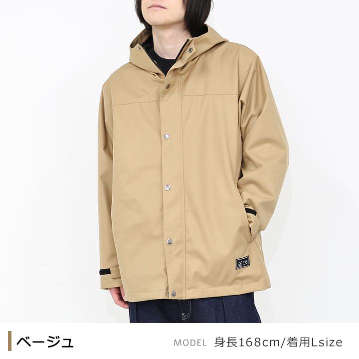 DAKS マウンテンパーカー メンズL ベージュ 軽量 美品 yuk（ユック） マウンテンパーカー 超撥水 メンズ レディース M L LL