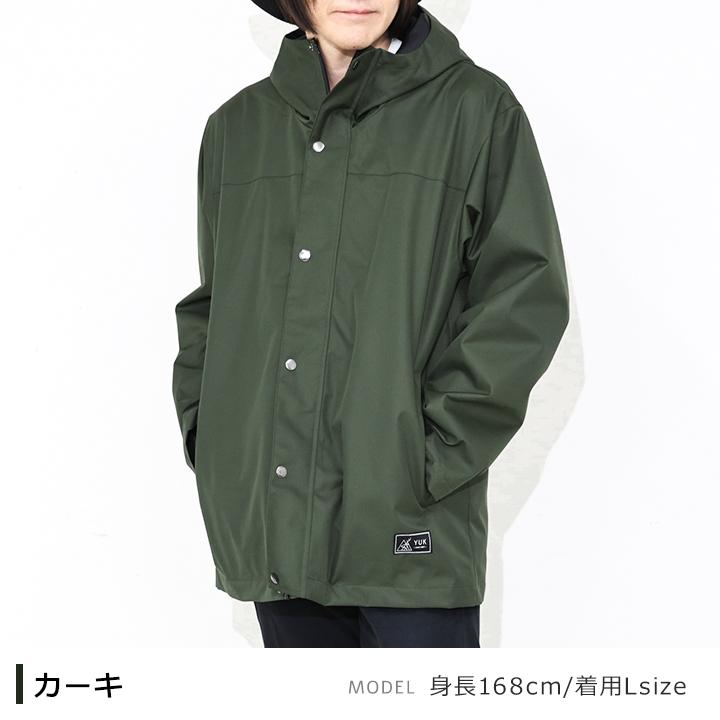 DAKS マウンテンパーカー メンズL ベージュ 軽量 美品 yuk（ユック） マウンテンパーカー 超撥水 メンズ レディース M L LL
