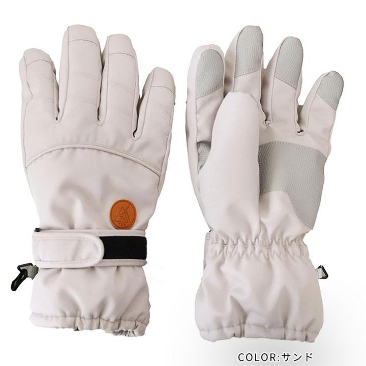 yuk（ユック） スノーグローブ 大人 スキーグローブ 手袋 防水 5本指