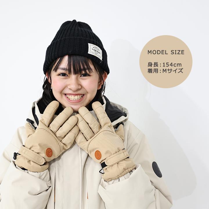 【まゆゆ】新品　YUK スキーウェア 100 手袋付き　スノーウェア yuk（ユック） スノーグローブ 大人 スキーグローブ 手袋 防水 5本指