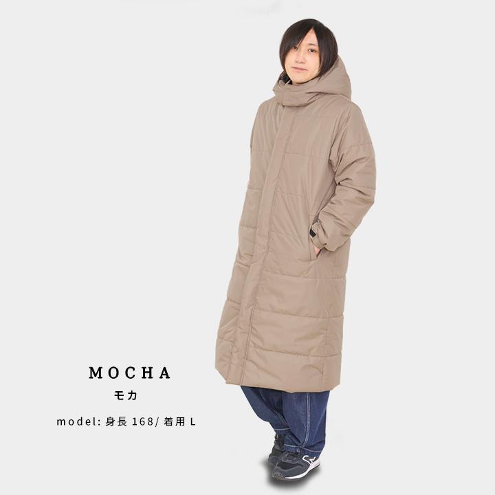 yuk（ユック） ベンチコート メンズ 中綿ベンチコート ロングコート