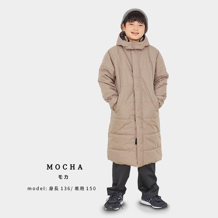 yuk ベンチコート ジュニア 中綿 ユック ロングコート 男の子