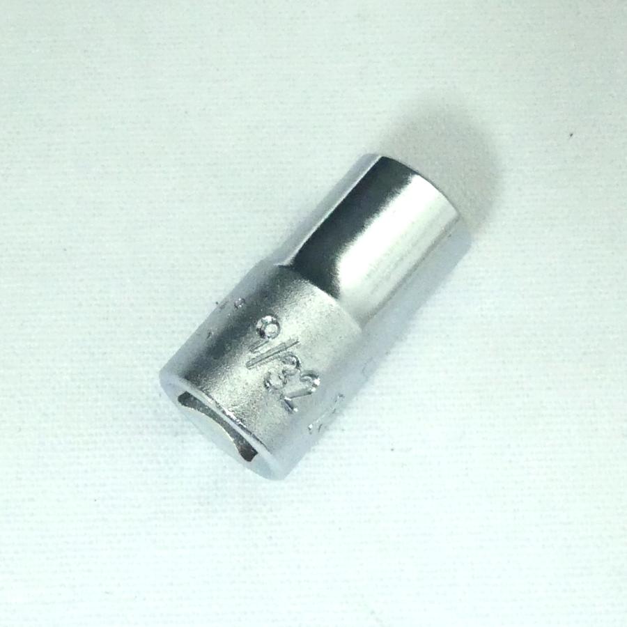 koken コーケン 1/4"(6.35mm)SQ. 6角ソケット 9/32" 2400A-9/32 | 