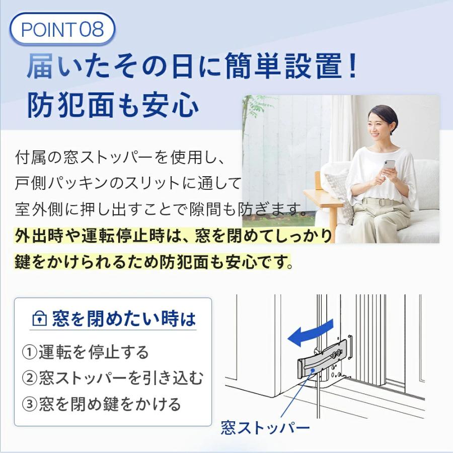 窓用エアコン ウインドエアコン 1.6kW 1.8kW ノンドレン 冷房専用