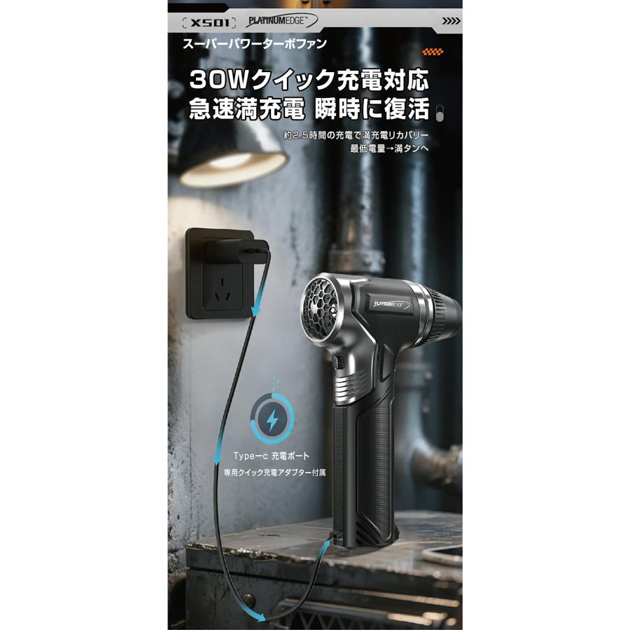 送料無料 強力ターボファン 扇風機 ブロワー ブラシレスモーター 小型