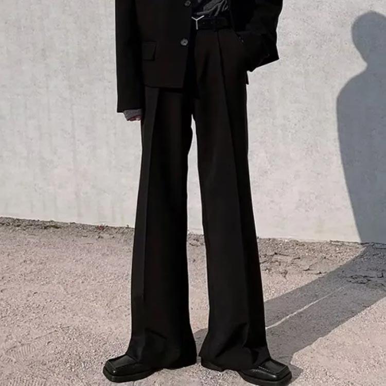 フレアパンツ メンズ ゆったり スラックス ビジネス シュー フレアパンツ メンズ ゆったり スラックス ビジネス シュー