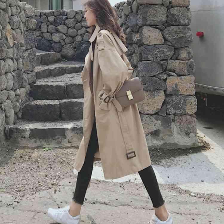 トレンチコート 春コート ロング丈 アウター スプリングコート ゆったり ロングコート 無地 お洒落 大きいサイズ 長袖 レディース 結婚式 通勤 パ Kidisk014 エムエスワイ 通販 Yahoo ショッピング
