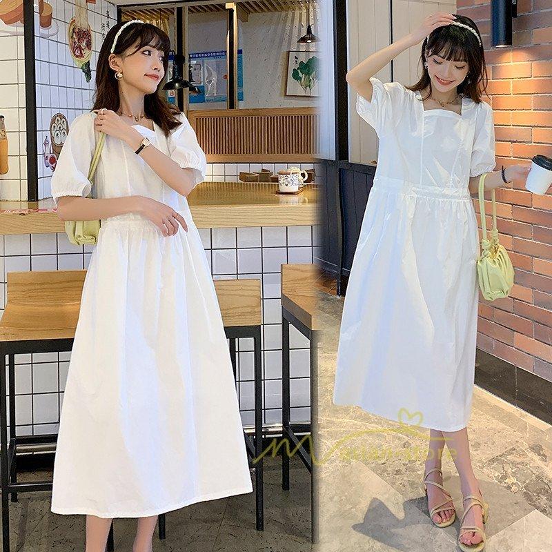 マタニティ 服 ワンピース 半袖 ロングワンピース 通勤 仕事 服 きれいめ 無地 春 夏 妊娠服 カジュアル ゆったり 体型カバー 代30代40 有名ブランド
