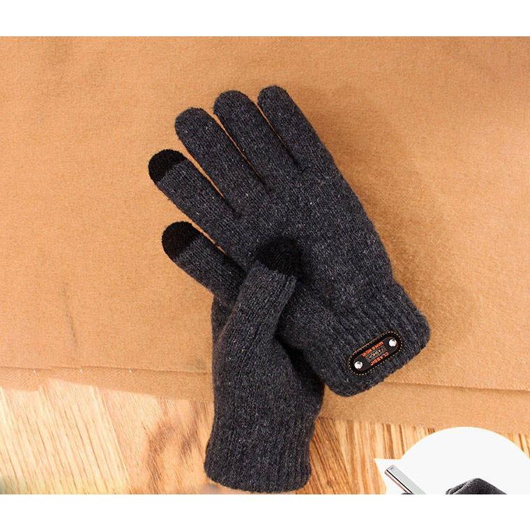 人気ブランドの 財布 帽子 ファッション小物 手袋 メンズ グローブ ニット スマホグローブ 手ぶくろ 手袋 メンズ グローブ ニット スマホグローブ 手ぶくろ 2重ニット 送料無料 スマホ手袋 5本指 無地 冬 防寒 暴風 おしゃれ 暖かい タッチパネ Www Threeriversofs Com