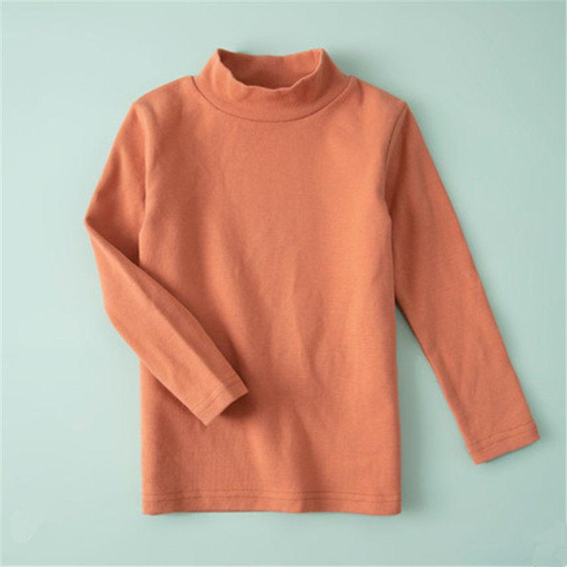 秋秋服ボトルネック 長袖tシャツ メンズ 春 女児 トップス カットソー おしゃれ インナー インナートップス 冬服 ワンボタン 子ども 殿堂