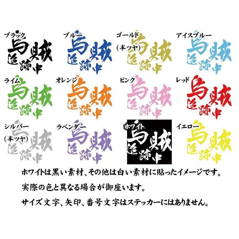 釣り ステッカー 烏賊 追跡中 (イカ) (選べる2種)・2 カッティングステッカー フィッシング 魚 ボックス かっこいい 車 バイク ヘルメット 防水耐水 | ブランド登録なし | 02