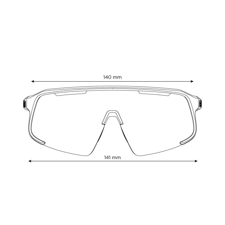 bolle (ボレー) サングラス SPEEDCHASER 25-26モデル　BS067002　スピードチェイサー／ダークグレークリスタル／ファントムクリアラバ　NXT調光レンズ仕様_1