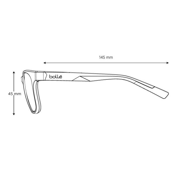 bolle サングラス ESTEEM　BS051002　26-27モデル　エスティーム/ブラックフロストマット/ボルトプラスルビーポラライズド　ハイコントラスト+偏光レンズ_4