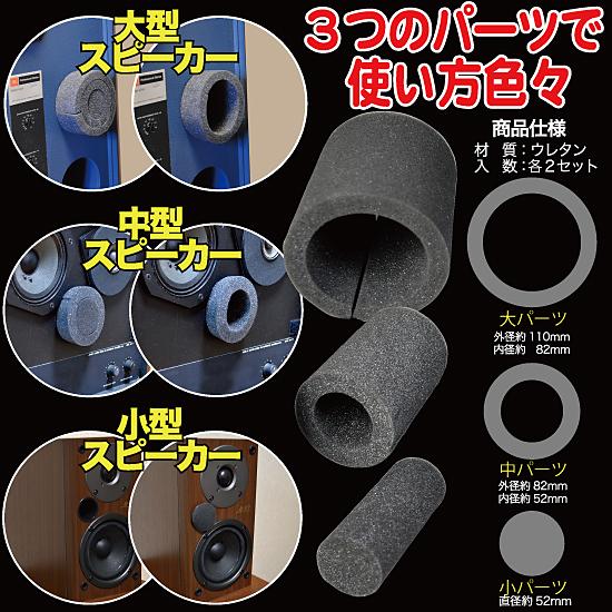 スピーカー用 ポートキャップ ウレタン製 送料無料 （BPC-URE01） : MT