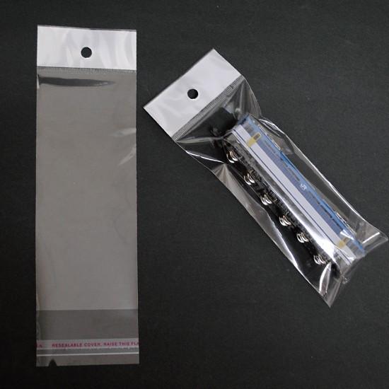 OPPヘッダー袋 (Nゲージ ミニカーなど)W60x145 #40厚 静防テープ