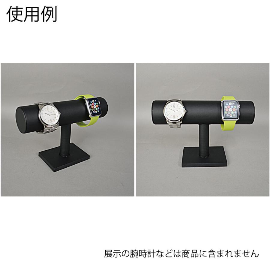 T字型ブレスレット用 スタンド 黒 PUレザー タイプ（TDG-ABK） : MT