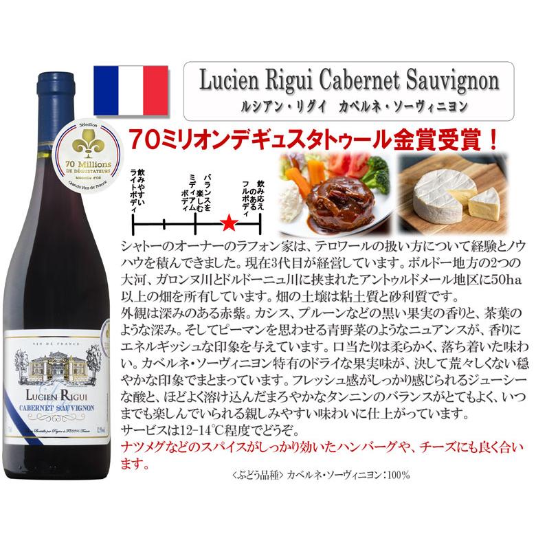 ワイン ワインセット 全てフランス！全て金賞受賞！赤ワイン飲み比べ12