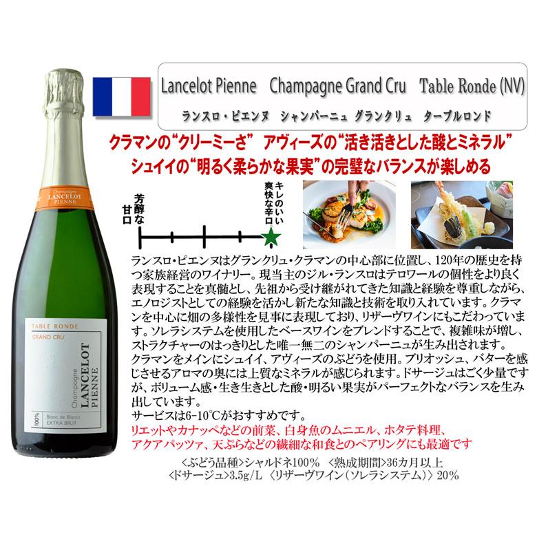 シャンパーニュ グランクリュ 南部 コートデブラン の3村 3本セット